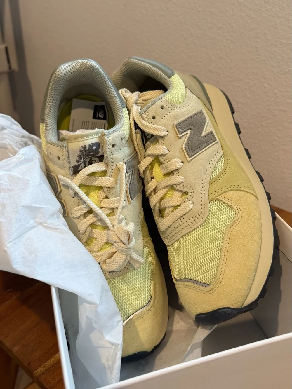 AURALEE x New Balance 475 'Aloe Wash Beechnut'